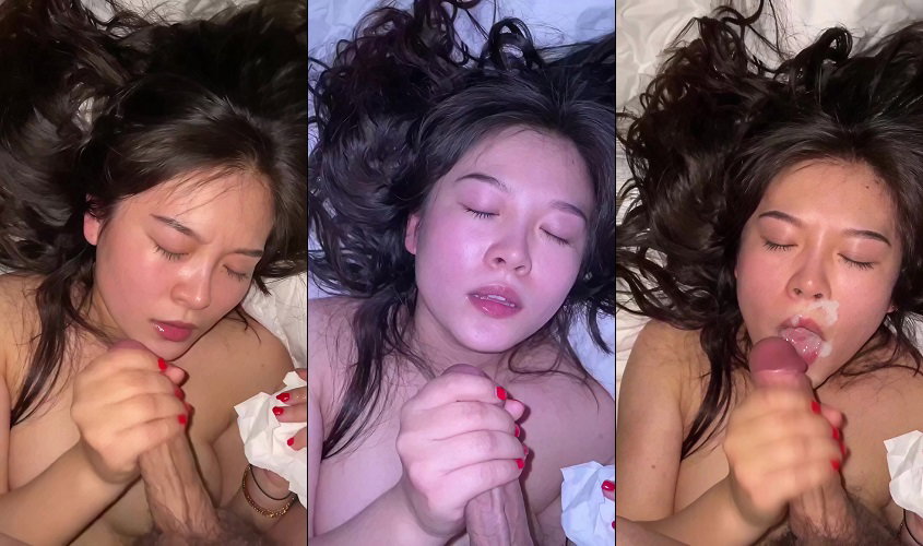 Tích tinh cả tháng nay mới gặp em rên dâm xả hết vào mặt với miệng cho em nuốt | BJ #67eefe